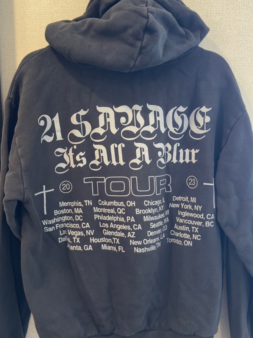 21 Savage IAAB Tour Merch Hoodie - Picture 4 of 4